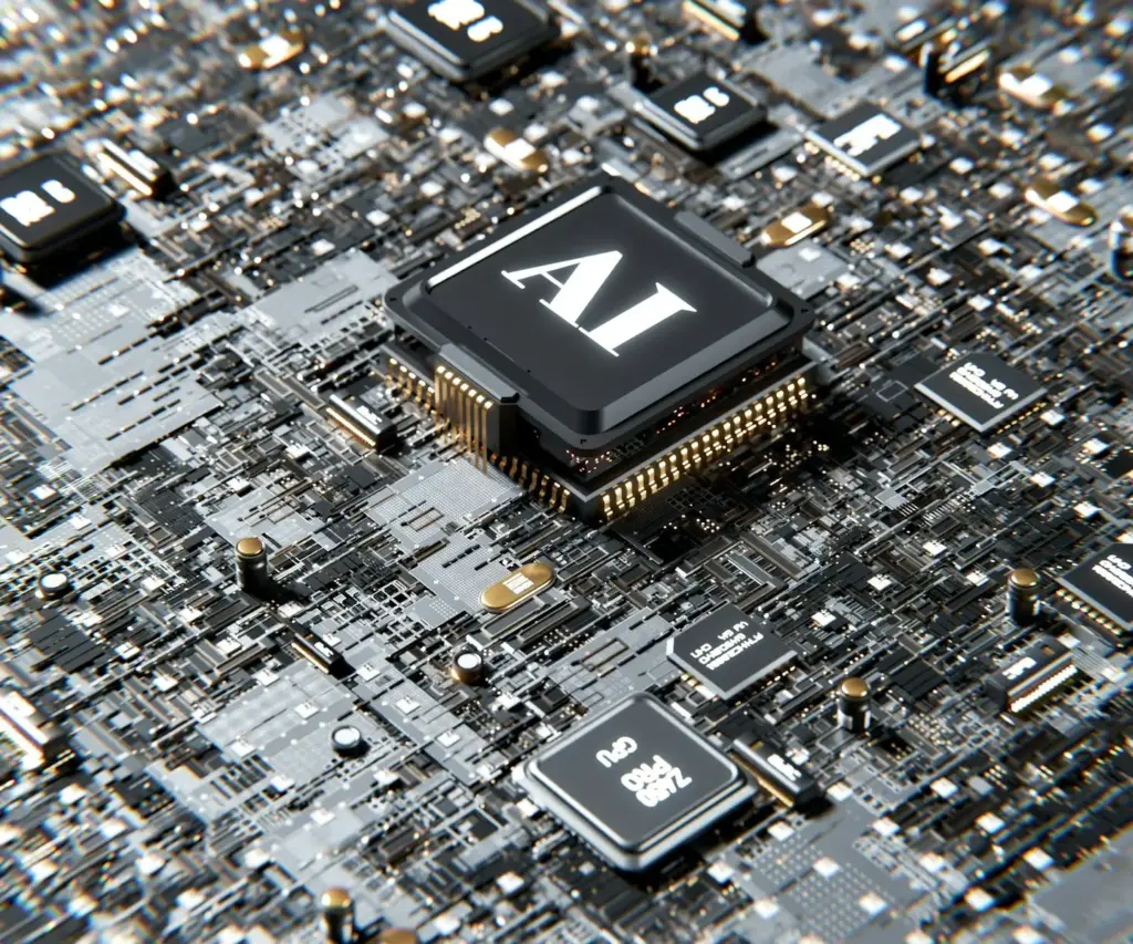 a computer chip with the letter a on top of it. Revolutionizing Content Creation: AI Trends to Watch Out For